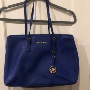 MK Royal Blue Purse & Wallet